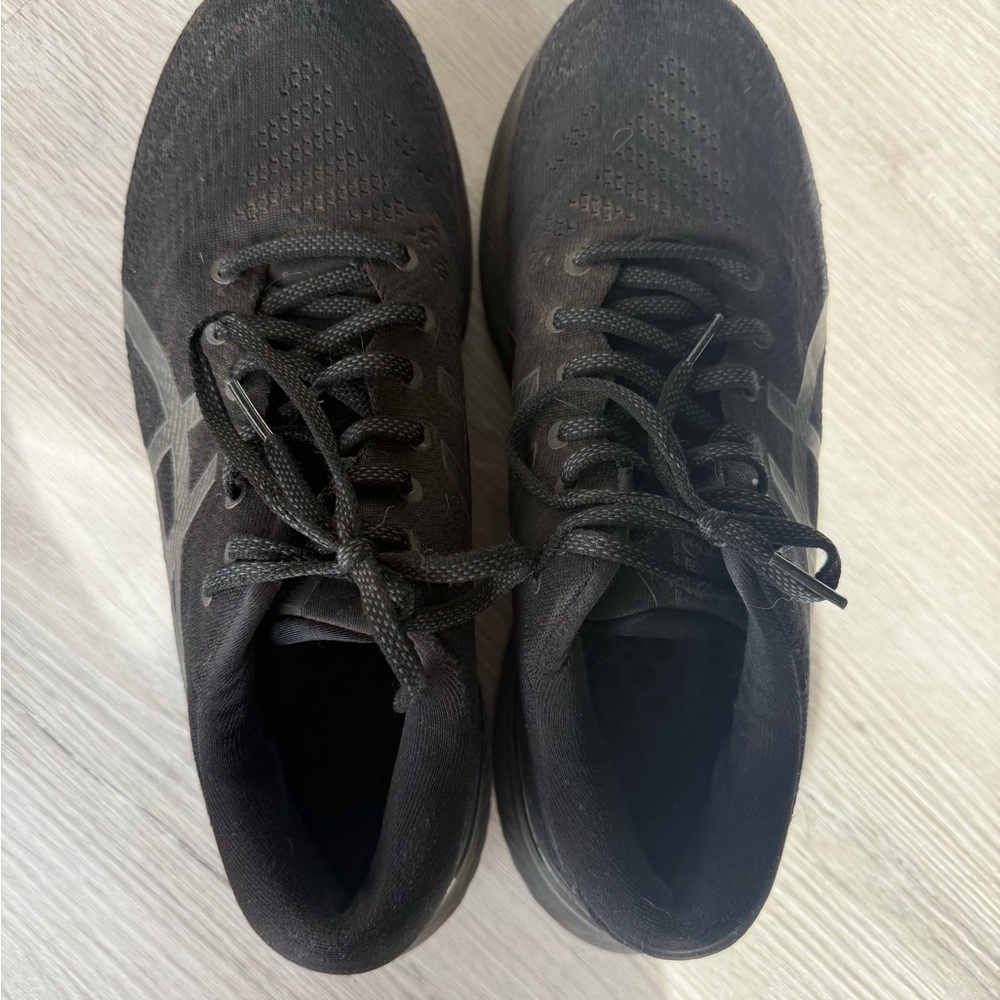 Asics Black and Gray Men's Sneakers